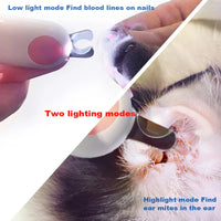 Precision Cat Nail Clipper with Safety Guard and LED Light - BIG FRENCHIES