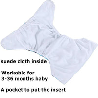 1Pcs Reusable Cloth Diaper Adjustable Baby Nappies Washable Nappy Durable Baby Diaper - BIG FRENCHIES