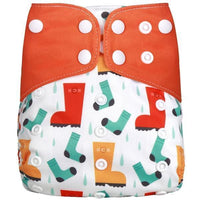 1Pcs Reusable Cloth Diaper Adjustable Baby Nappies Washable Nappy Durable Baby Diaper - BIG FRENCHIES