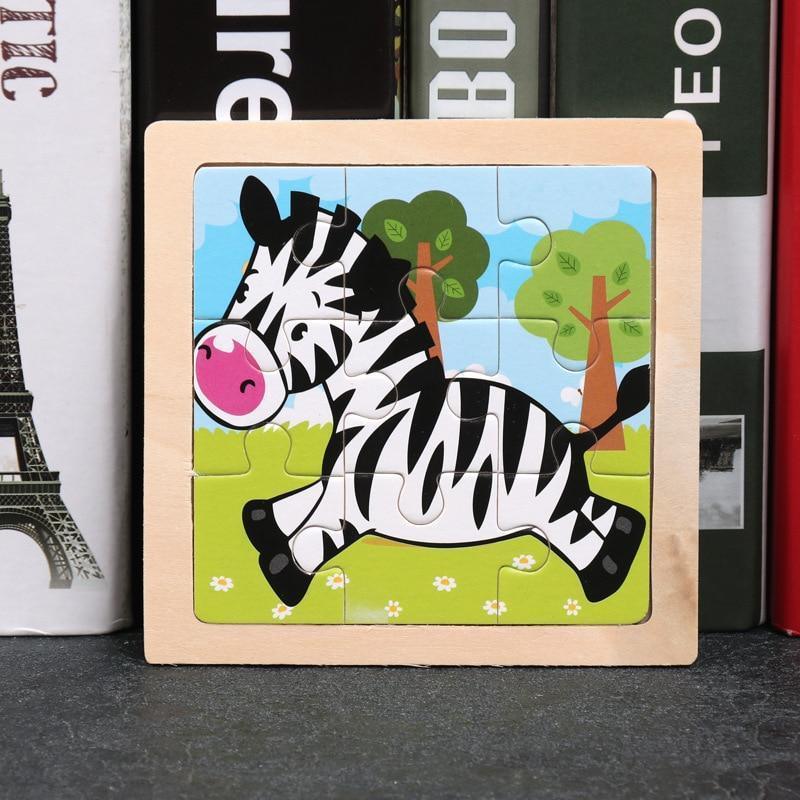 Wood Puzzles Children Adults Vehicle Puzzles Wooden Toys Learning Education Environmental Assemble Toy Educational Games For Baby and Kids - BIG FRENCHIES