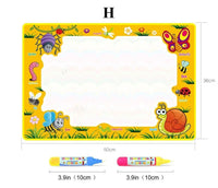 Magic Water Painting Drawing Mat & 2 Pens Doodle Board Coloring Books for Kids Children Educational Toys - BIG FRENCHIES