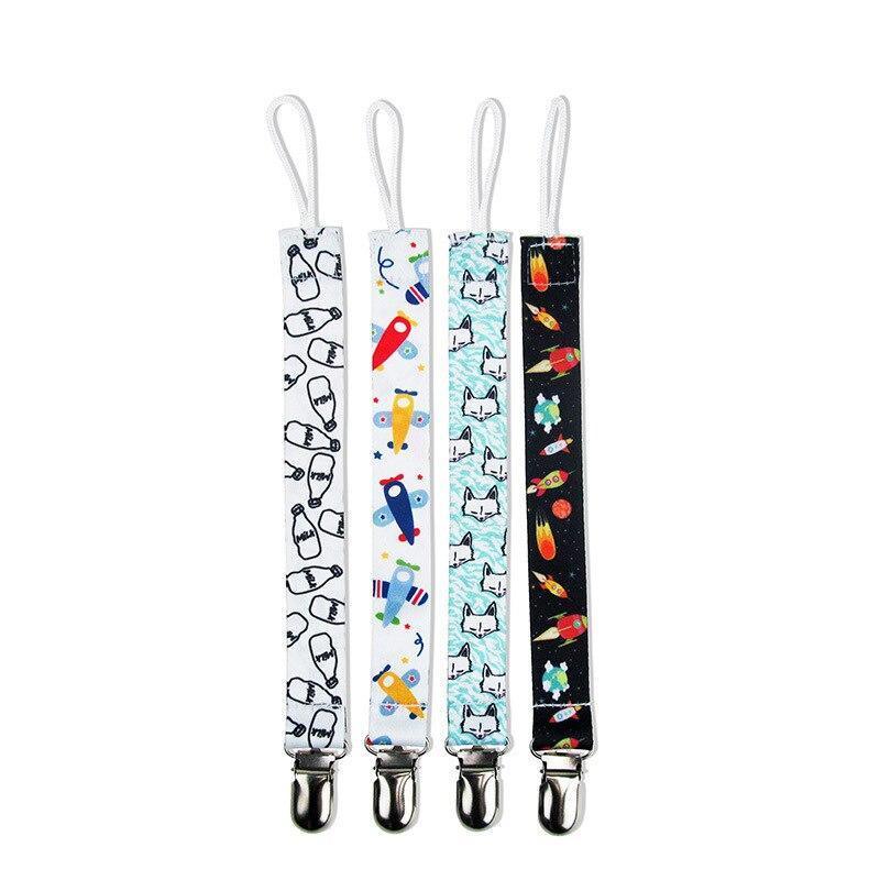 4PCS/SET Infant Pacifier Clips Holder Clip Nursing Teether Clip Nipple Holder Baby Pacifier Clip Soother Holder for Pacifier for Kids and Baby - BIG FRENCHIES