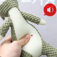 Plush Cartoon Dog Toy – Squeaky Chew Toy for Small Dogs, Teeth Grinding & Fun Playtime - BIG FRENCHIES
