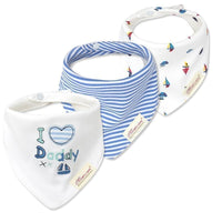 Moder 3PCS Baby Bibs Bandanna Lot Cotton Multi-style Triangle Cartoon For Infant Boys And Girls - BIG FRENCHIES