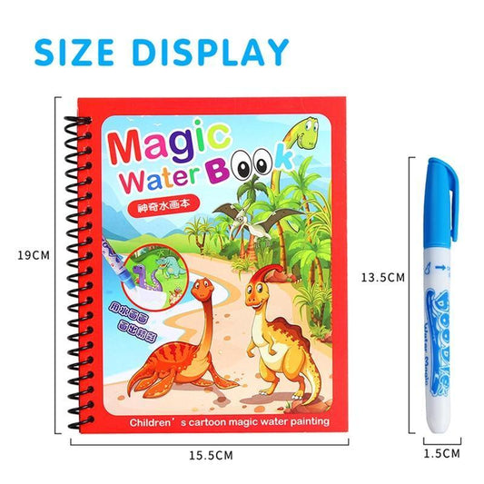 8 Types Montessori Toys Reusable Coloring Book Magic Water Drawing Book Sensory Early Education Toys For Kids - BIG FRENCHIES