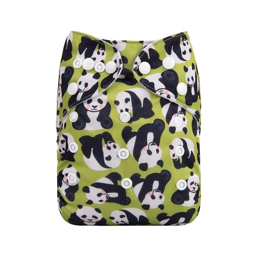 Baby One Size Fits All Reusable Baby Cloth Diaper with Microfiber Insert Diaper For Baby Boys and Baby Girls In Modern New Printed Design - BIG FRENCHIES
