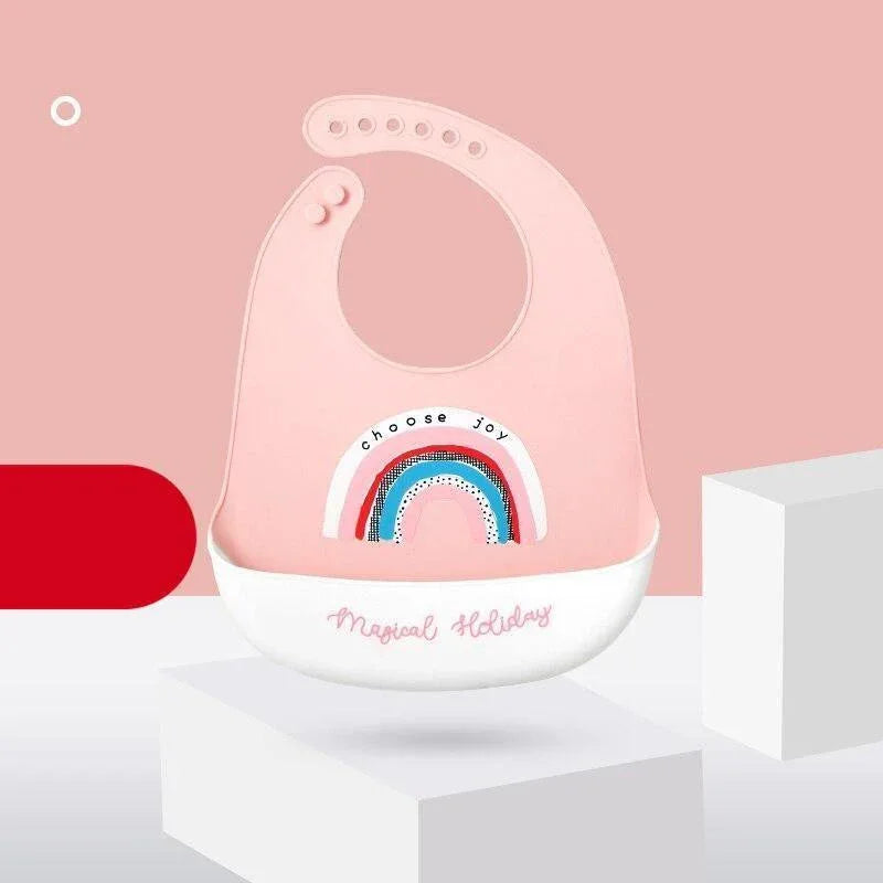 Modern Baby Bibs Waterproof Silicone Feeding Baby Saliva Towel Newborn Cartoon Aprons Baby Bibs Adjustable Burp for Baby Kids - BIG FRENCHIES
