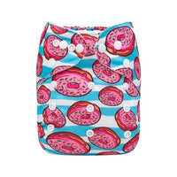 Baby One Size Fits All Reusable Baby Cloth Diaper with Microfiber Insert Diaper For Baby Boys and Baby Girls In Modern New Printed Design - BIG FRENCHIES