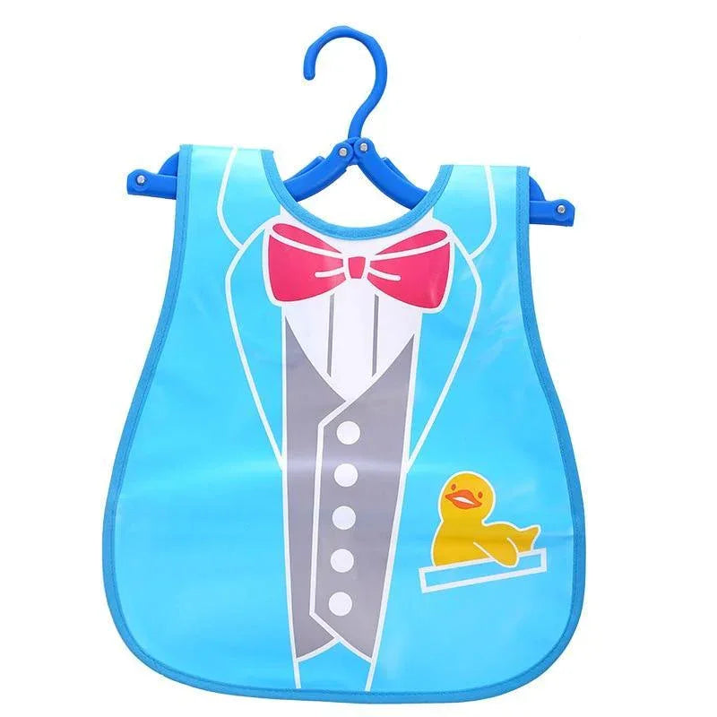 Fashion Printed Adjustable Animal Plastic Waterproof Lunch Feeding Bibs Feeding Cloth for Children In Modern Design - BIG FRENCHIES