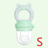 Silicone Baby Pacifier Feeder Cartoon Animal Infant Nipple Holder Newborn Fruit pacifier Tetine Silicona Nipple Bit - BIG FRENCHIES