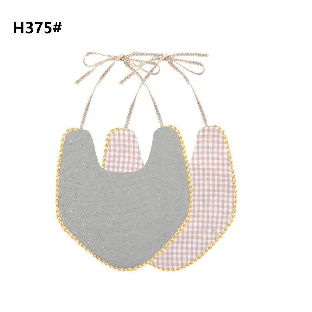 Handmade Luxury Floral Baby Bib Accessories Burp Cloths Newborn Baby Boy Girl Kids Cartoon Bibs 100% Cotton Linen Waterproof Saliva Bib For Kids - BIG FRENCHIES