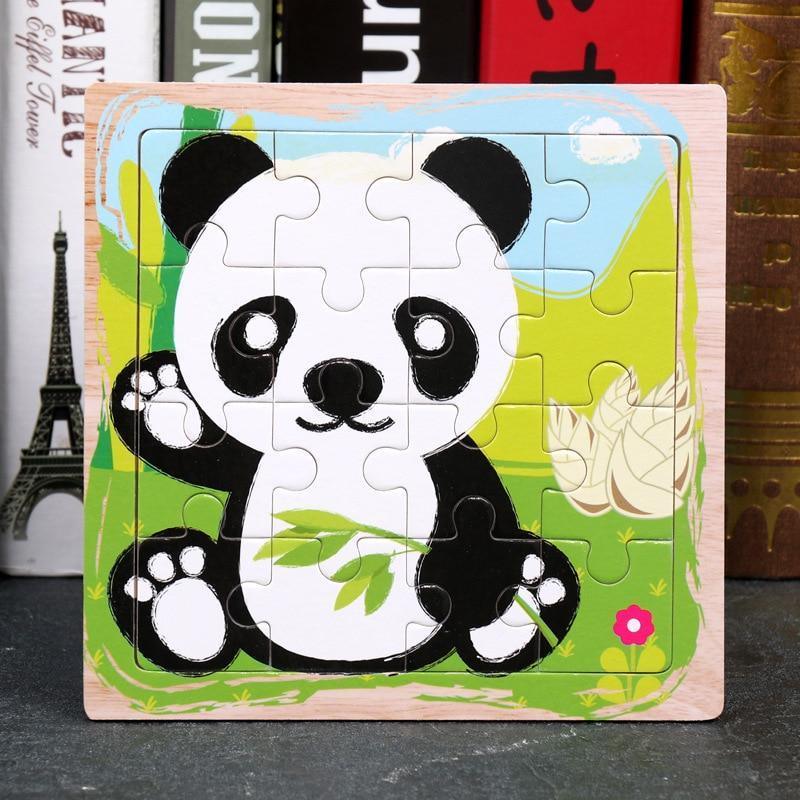 Wood Puzzles Children Adults Vehicle Puzzles Wooden Toys Learning Education Environmental Assemble Toy Educational Games For Baby and Kids - BIG FRENCHIES