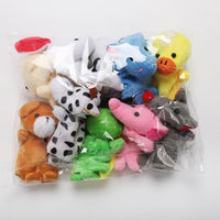 10pcs Cartoon Plush Toys Boy Girl Finger Puppet Cartoon Animal Child Cute Finger Puppet Dolls Telling Stories To The Baby and Kids - BIG FRENCHIES