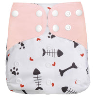 1Pcs Reusable Cloth Diaper Adjustable Baby Nappies Washable Nappy Durable Baby Diaper - BIG FRENCHIES