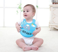 Waterproof Silicone Bib Feeding Food Catcher Baby Newborn Cartoon Aprons Adjustable Baby Bibs For Kids - BIG FRENCHIES