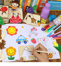 100Pcs Baby Toys Drawing Toys Coloring Board Children Creative Doodles Early Learning Education Toy Boy Girl Learn Drawing Tools - BIG FRENCHIES