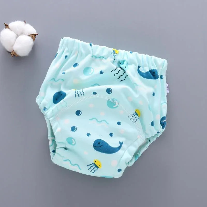 Baby Training Pants Cloth Diapers Washable 6 Layers Gauze Cover Breathable Spring Reusable Newborn Diaper Nappies For Baby and Kids - BIG FRENCHIES