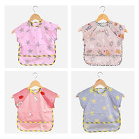 Baby Bibs Cotton Cartoon Children Accessories Short Sleeve Eco Friendly Waterproof Washable Clothing Bib for Kids - BIG FRENCHIES