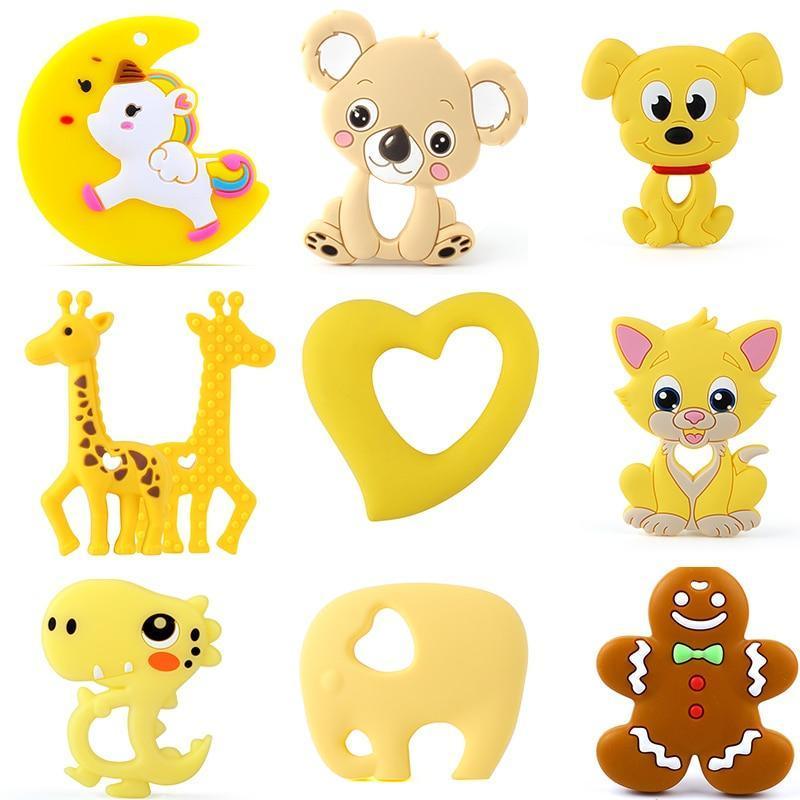Baby Animal Silicone Teethers Dog Dinosaur Koala Baby Teething Product Accessories For Baby Kids - BIG FRENCHIES