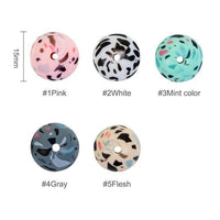 5PCS/SET Silicone Animal Beads BPA Free Baby Teething Beads Toy For Pacifier Clips New Born Silicone Rodent Tiny Rod Baby Teether For Baby Kids - BIG FRENCHIES
