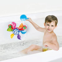 Baby Bath Toys Kids Bathroom Bathtub Bathing Toy Scoop Water Windmill Waterwheel Kids fun - BIG FRENCHIES