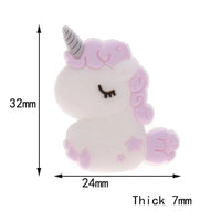 Silicone Unicorn Teether Beads Cute Cartoon Rodent BPA Free Baby Teething Toy For Baby and Kids - BIG FRENCHIES