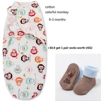100% Cotton Baby Swaddle Wrap Blanket Newborn Infants Baby Envelop Sleep Bag Sleepsacks For Girls - BIG FRENCHIES