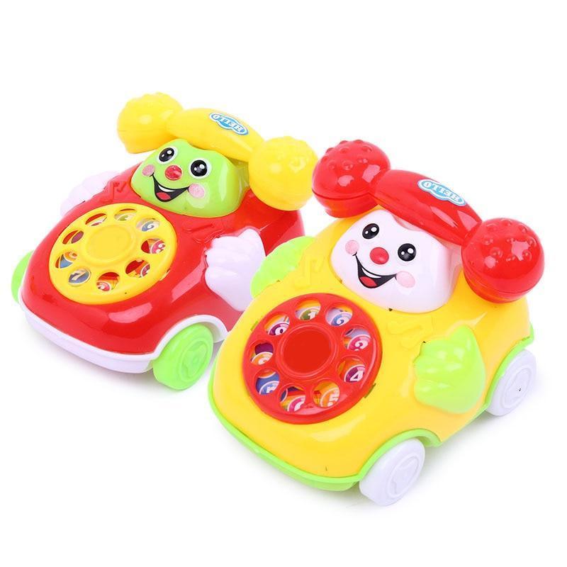 Baby Toys Cartoon Animal Dog Wind Up Toys Running Car Clockwork Educational Toys Infant Baby Mobile Rattle Toy For Kids - BIG FRENCHIES
