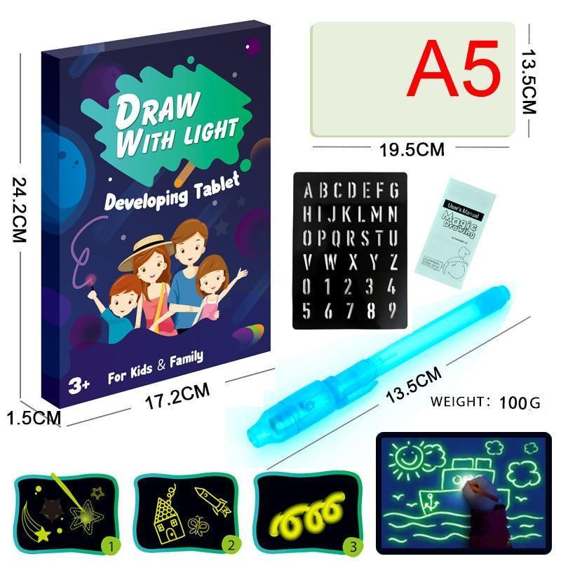 100Pcs Baby Wooden Drawing Toys Painting Stencil Templates Coloring Board Children Creative Doodles Early Learning Education Toy - BIG FRENCHIES