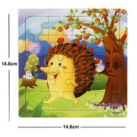 38 Style Cartoon Wooden Puzzle Children Animal/ Vehicle Toy For 2-6 Year Baby Early Educational Toys for Kids - BIG FRENCHIES