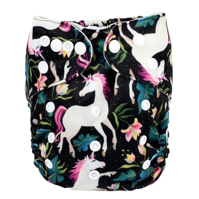 Modrn Printed Baby Pocket Cloth Diaper Nappy Reusable Adjustable Washable Nappies For Baby Boys and Baby Girls In Elegant Style - BIG FRENCHIES
