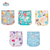 Modern Luxury Printed Baby Nappy 5pcs/Lot Washable Diapers Good Quality Pocket Diaper For Kids - BIG FRENCHIES