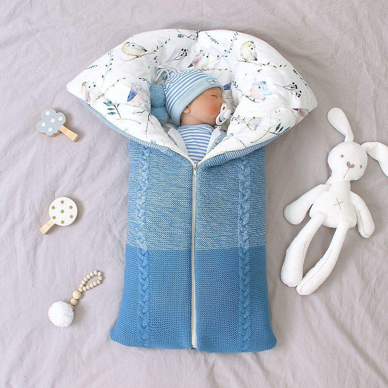Newborn Infant Baby Knit sleep bag Stroller envelope Blanket Winter Warm Swaddle Wrap Sleeping Bags - BIG FRENCHIES