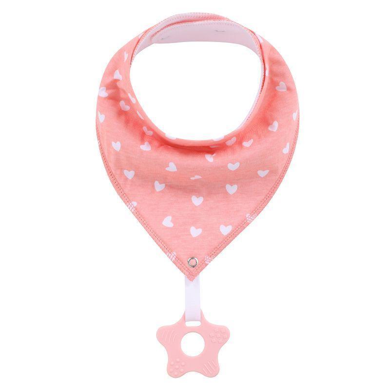 100% Organic Cotton Super Absorbent And Soft Unisex Baby Bandana Drool Bibs And Teething Toys For Newborn - BIG FRENCHIES