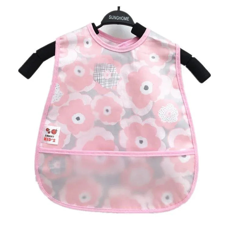 Modern Interesting Cartoon Adjustable Baby Bibs Waterproof Lunch Feeding Bibs Baby Cartoon Feeding Cloth Children Bib For Kids - BIG FRENCHIES