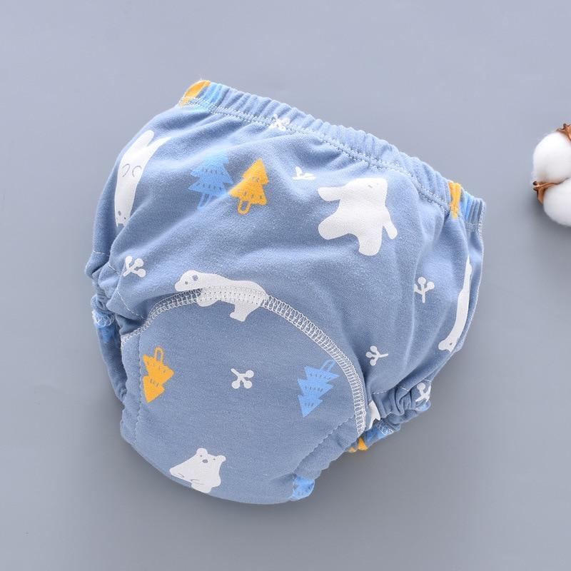 Baby Training Pants Cloth Diapers Washable 6 Layers Gauze Cover Breathable Spring Reusable Newborn Diaper Nappies For Baby and Kids - BIG FRENCHIES