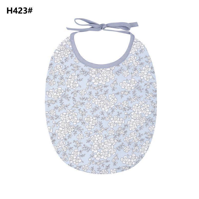 Floral Vintage Newborn Double Side Bibs Boys Girls Waterproof Linen Cotton Saliva Towel - BIG FRENCHIES