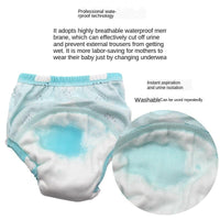 Baby Training Pants Cloth Diapers Washable 6 Layers Gauze Cover Breathable Spring Reusable Newborn Diaper Nappies For Baby and Kids - BIG FRENCHIES