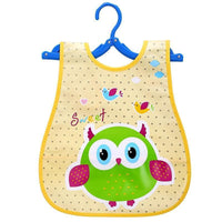 Fashion Printed Adjustable Animal Plastic Waterproof Lunch Feeding Bibs Feeding Cloth for Children In Modern Design - BIG FRENCHIES