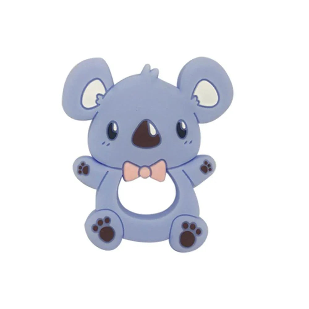Food Grade Silicone Teethers Animal Fox Koala Teether Baby Silicone Chew Charms Kids Teething Gift Toddler Toys - BIG FRENCHIES