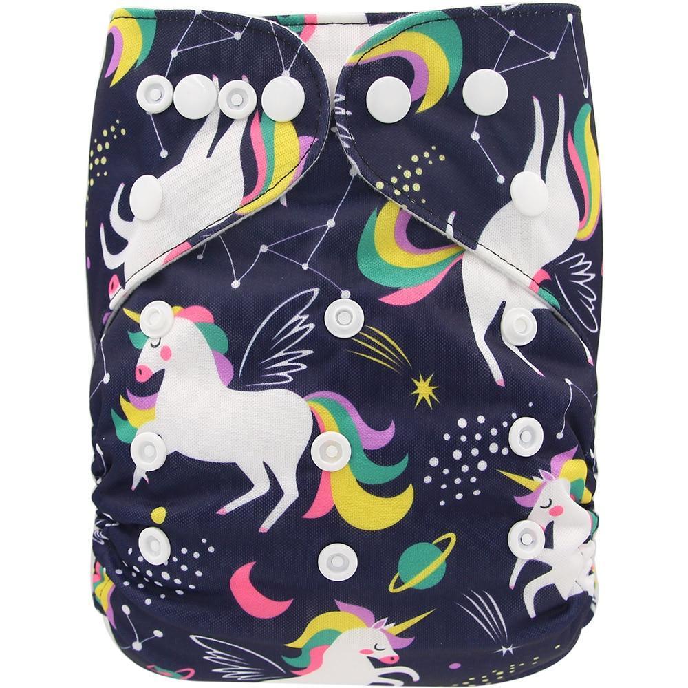 Baby Cloth Diapers Reusable Nappies Character Unisex Baby Care Pants Waterproof Pocket Cloth Diaper For Baby - BIG FRENCHIES
