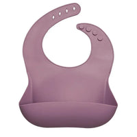 Newborns Solid Silicone Baby Feeding Bibs Burp Cloths Fashionable Breastplate Baby Stuff For Kids - BIG FRENCHIES