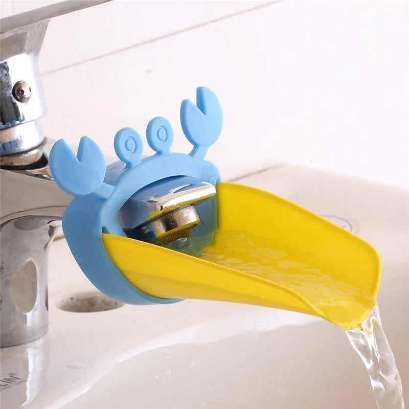 Silicone Baby Bath Toys Kids Faucet Extender children Hand Washing extender Bathroom Sink Rubber Water Reach Faucet Sink - BIG FRENCHIES