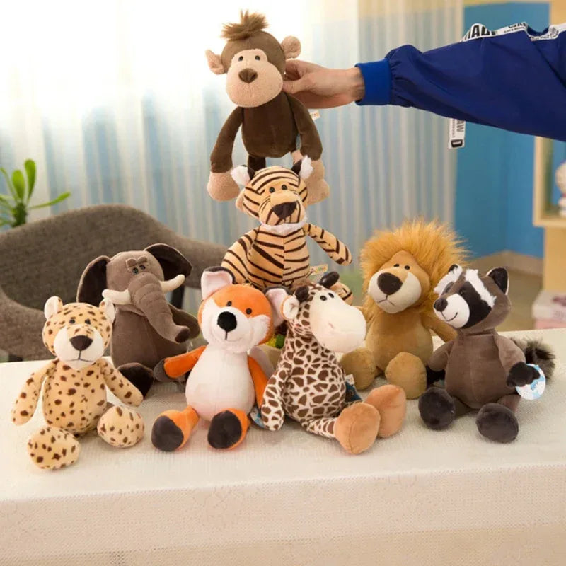 Stuffed Forest Animal Plush Toys – Lion, Tiger, Elephant & More - BIG FRENCHIES