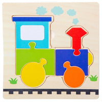 Baby Wooden 3D Tangram Puzzle – Educational Cartoon Animal Toy - BIG FRENCHIES