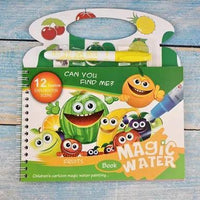 Montessori Coloring Book Doodle & Reusable Magic Pen Painting Drawing Board For Kids Baby Educational Birthday Toy - BIG FRENCHIES