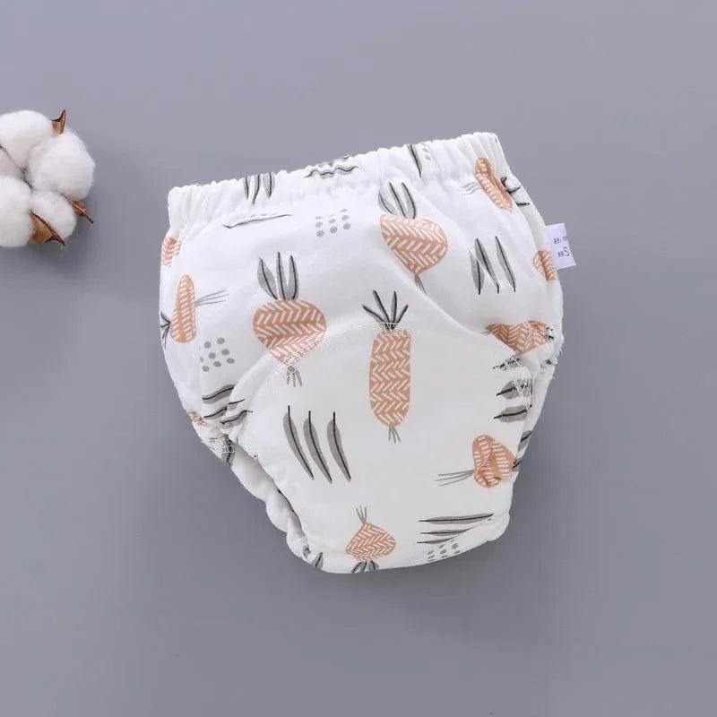 Baby Training Pants Cloth Diapers Washable 6 Layers Gauze Cover Breathable Spring Reusable Newborn Diaper Nappies For Baby and Kids - BIG FRENCHIES