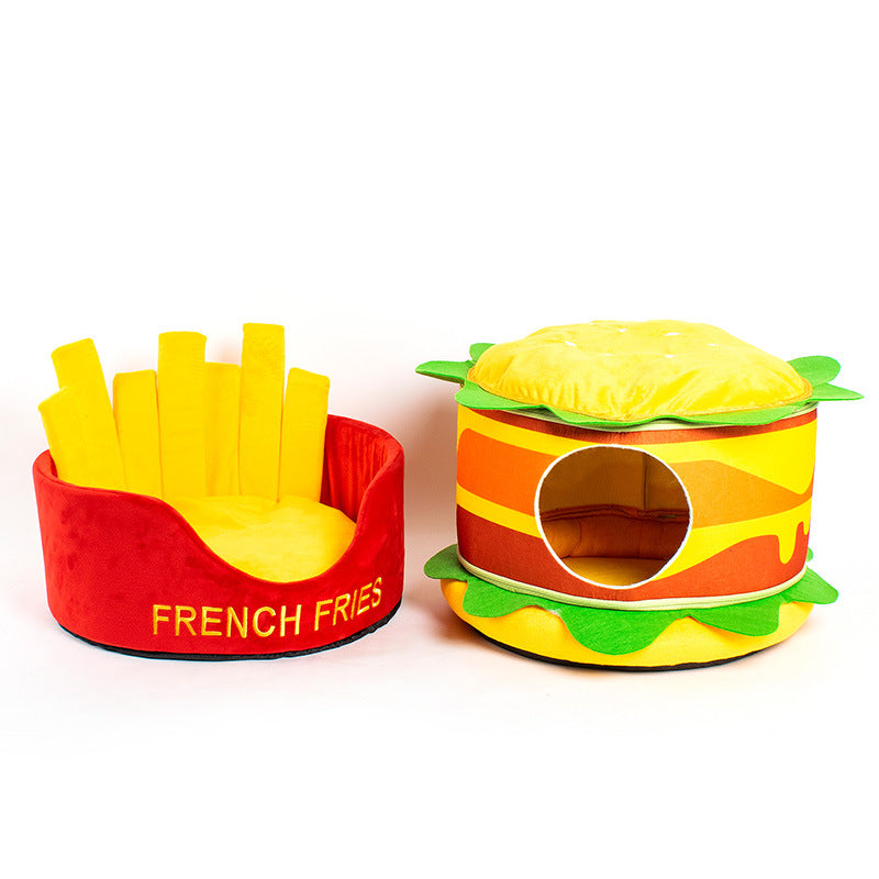 Hamburger French Fries Pet Bed - BIG FRENCHIES