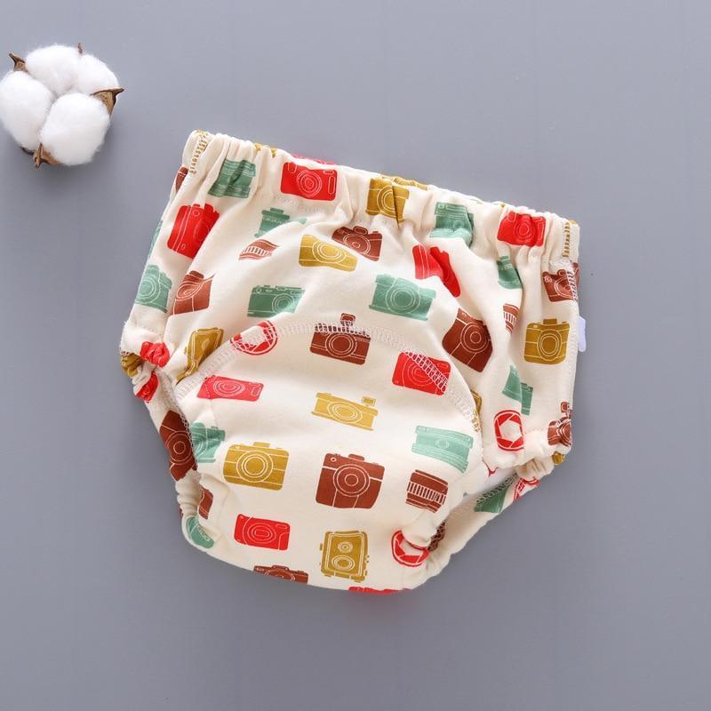 Baby Training Pants Cloth Diapers Washable 6 Layers Gauze Cover Breathable Spring Reusable Newborn Diaper Nappies For Baby and Kids - BIG FRENCHIES