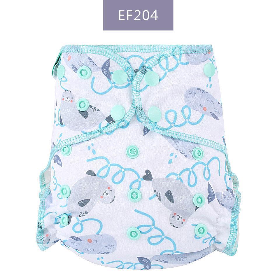 Baby Cloth Diaper Reusable Heavy Wetter Hybrid Waterproof Bamboo Washable Baby Nappy Diapers For Girls and Boys Baby - BIG FRENCHIES